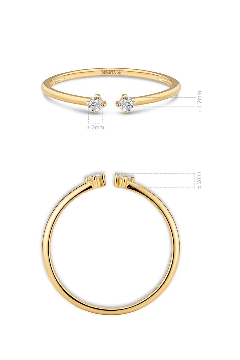Open Ring in 14K Gold, Alternate, color, Yellow Gold