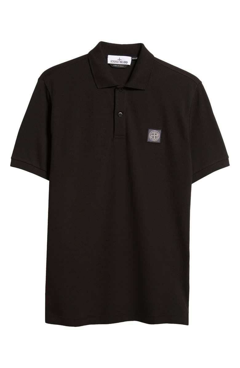 Stone Island Organic Cotton Piqué Polo, Alternate, color, 