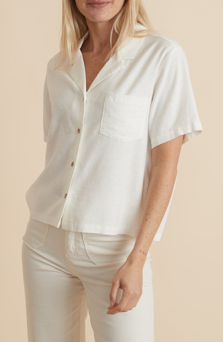 Marine Layer Lucy Resort Shirt, Alternate, color,