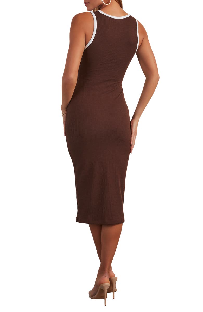 VICI Collection Cici Sleeveless Cutout Midi Dress, Alternate, color,