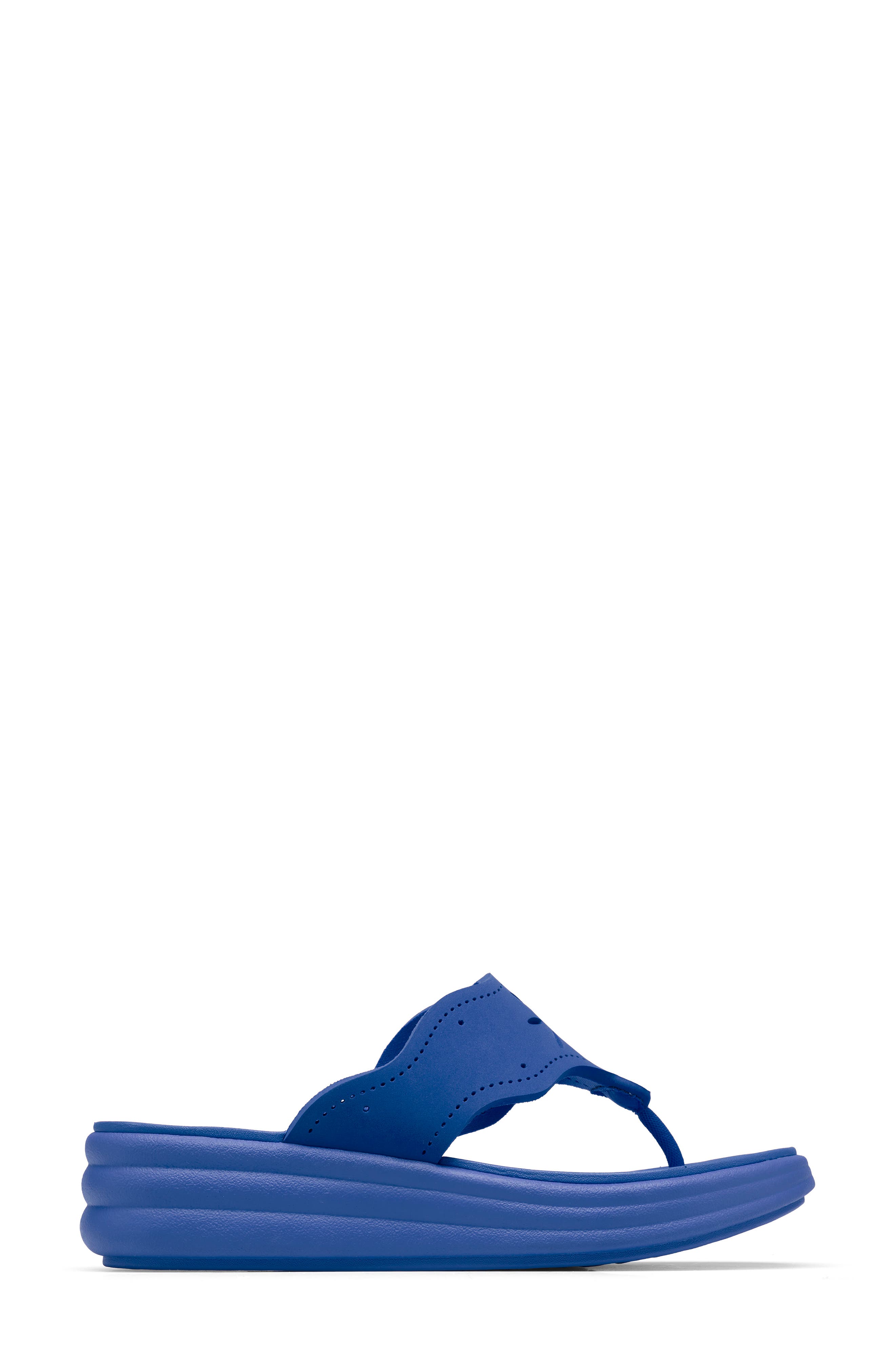 Drift Daisy Sport Flip Flop, Alternate, color, BLUE