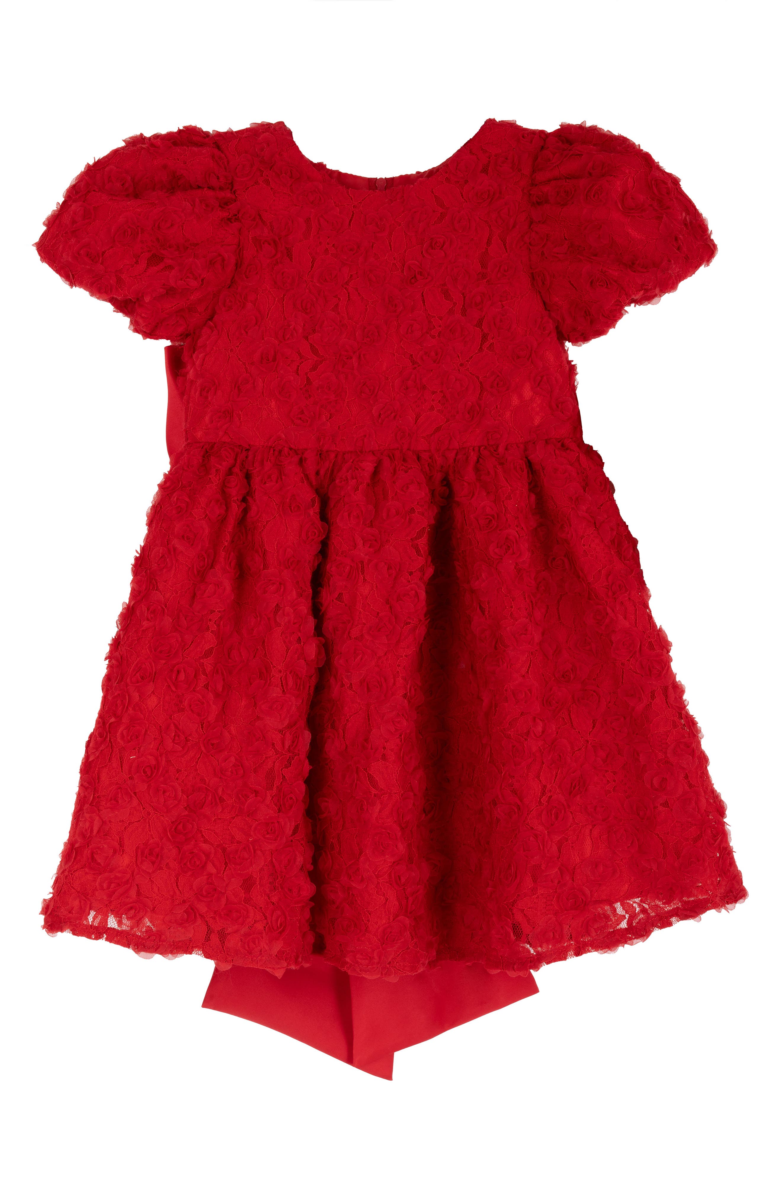Kids' Soutache Puff Sleeve Dress