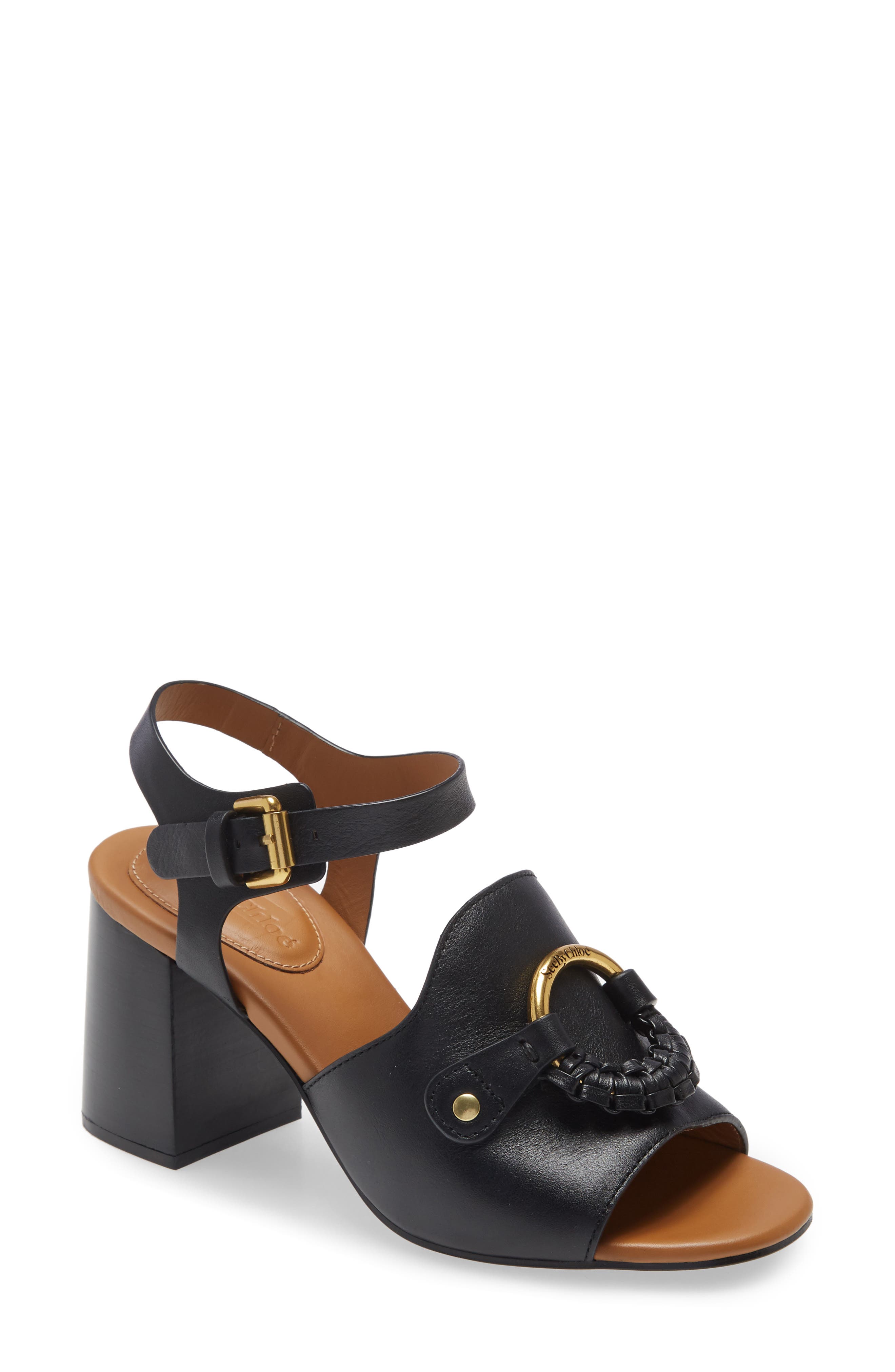 See by Chloé Hana Ankle Strap Sandal, Main, color, 