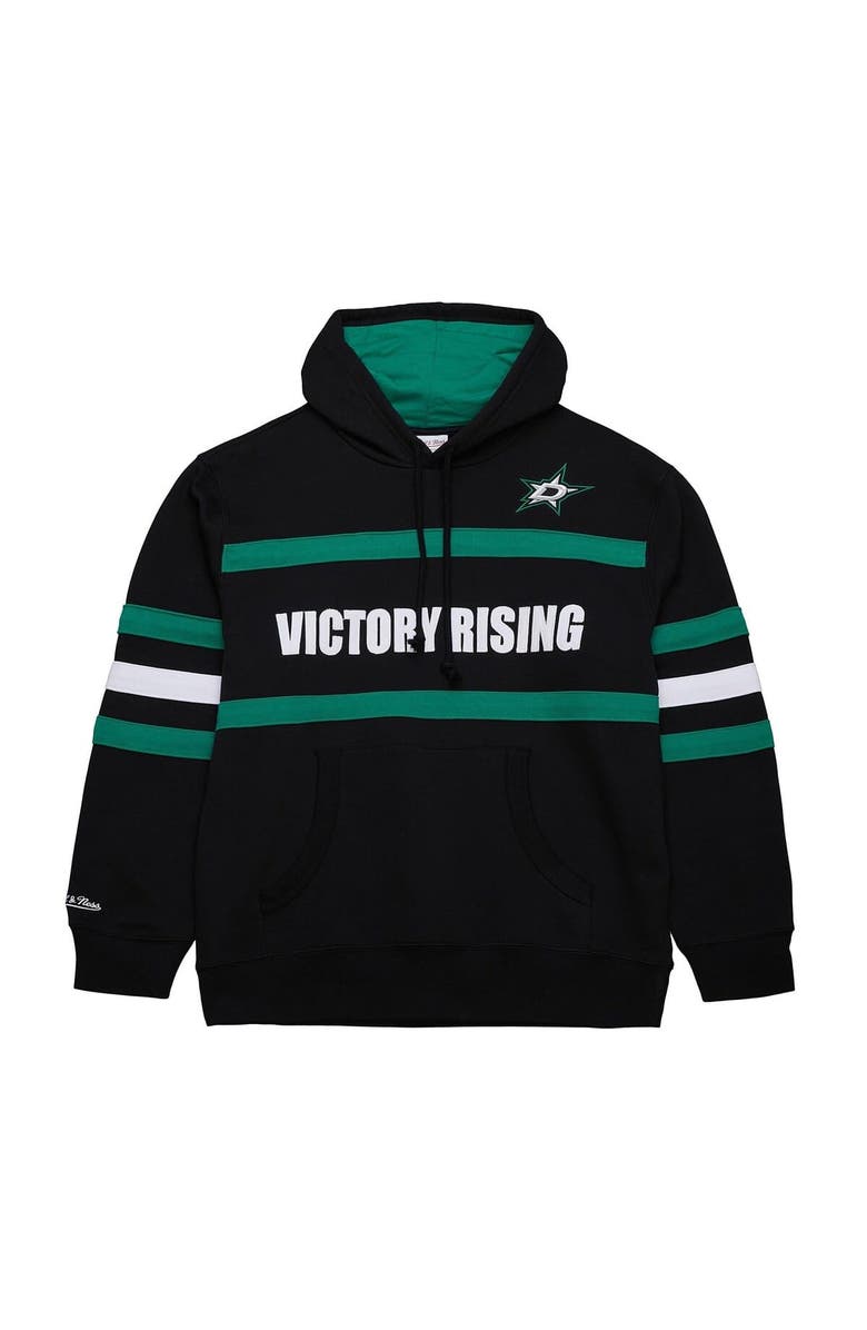 Mitchell & Ness Men's Mitchell & Ness Black Dallas Stars Head Coach Slogan Pullover Hoodie, Alternate, color, Black