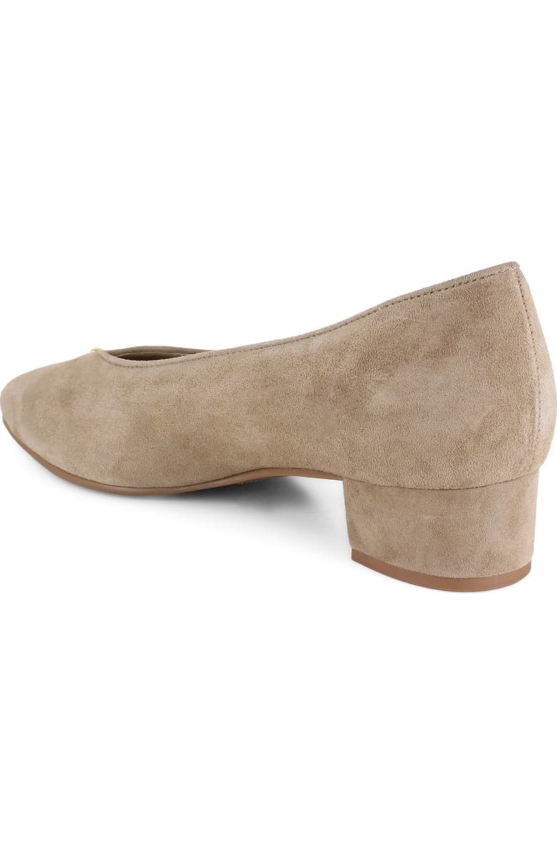 Munro Hannah Block Heel Pump, Alternate, color, Tan Suede