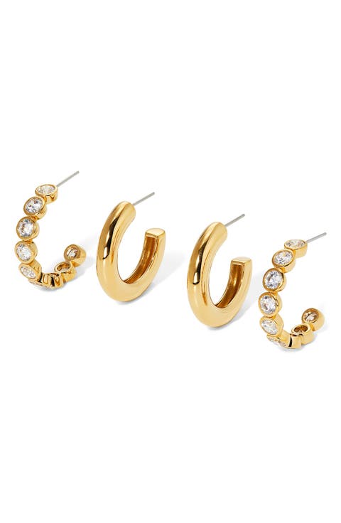 Farrah Set of 2 Hoop Earrings