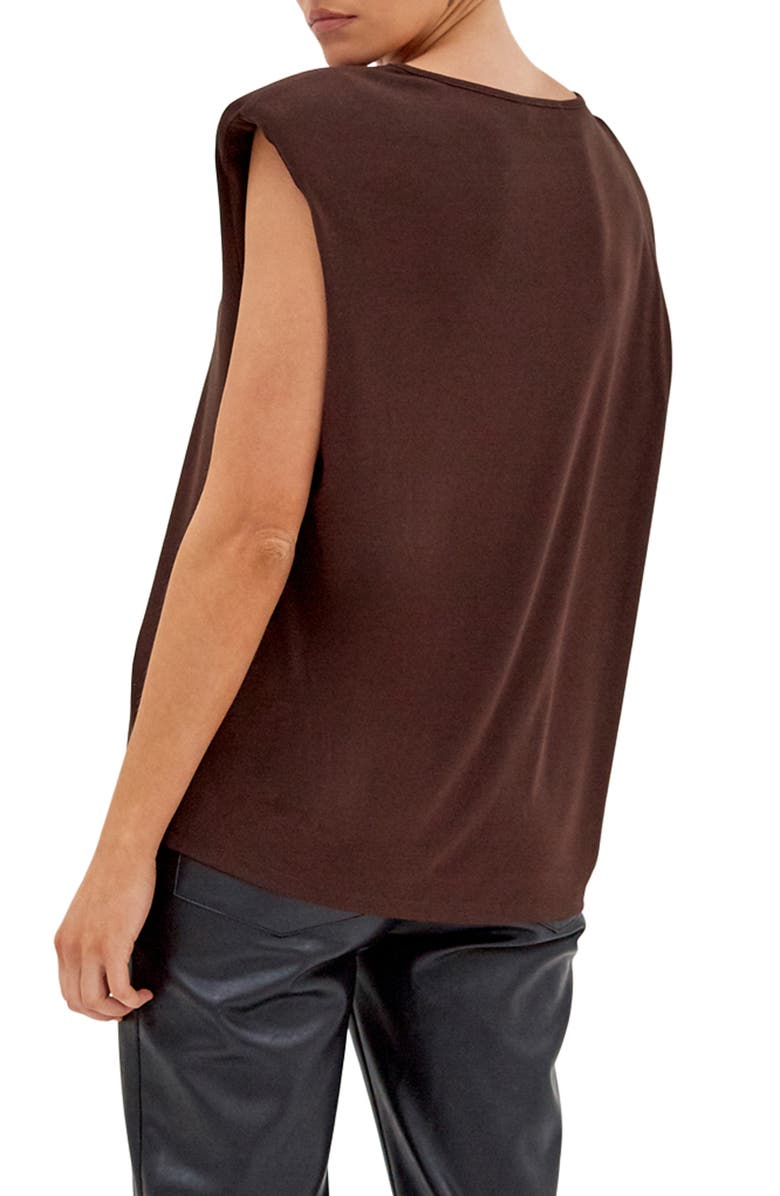 4th & Reckless Devon Shoulder Pad Sleeveless Top, Alternate, color, 