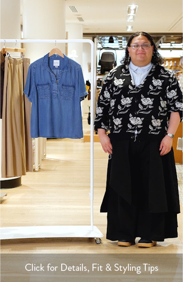 O'Lei Chambray Utility Pullover Shirt, sales video thumbnail