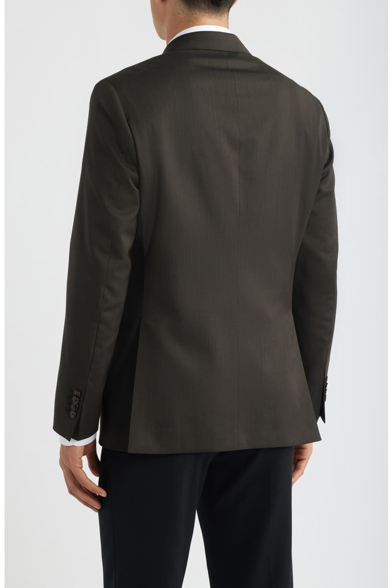Chip Wool Twill Sport Coat, Alternate, color, DARK BROWN