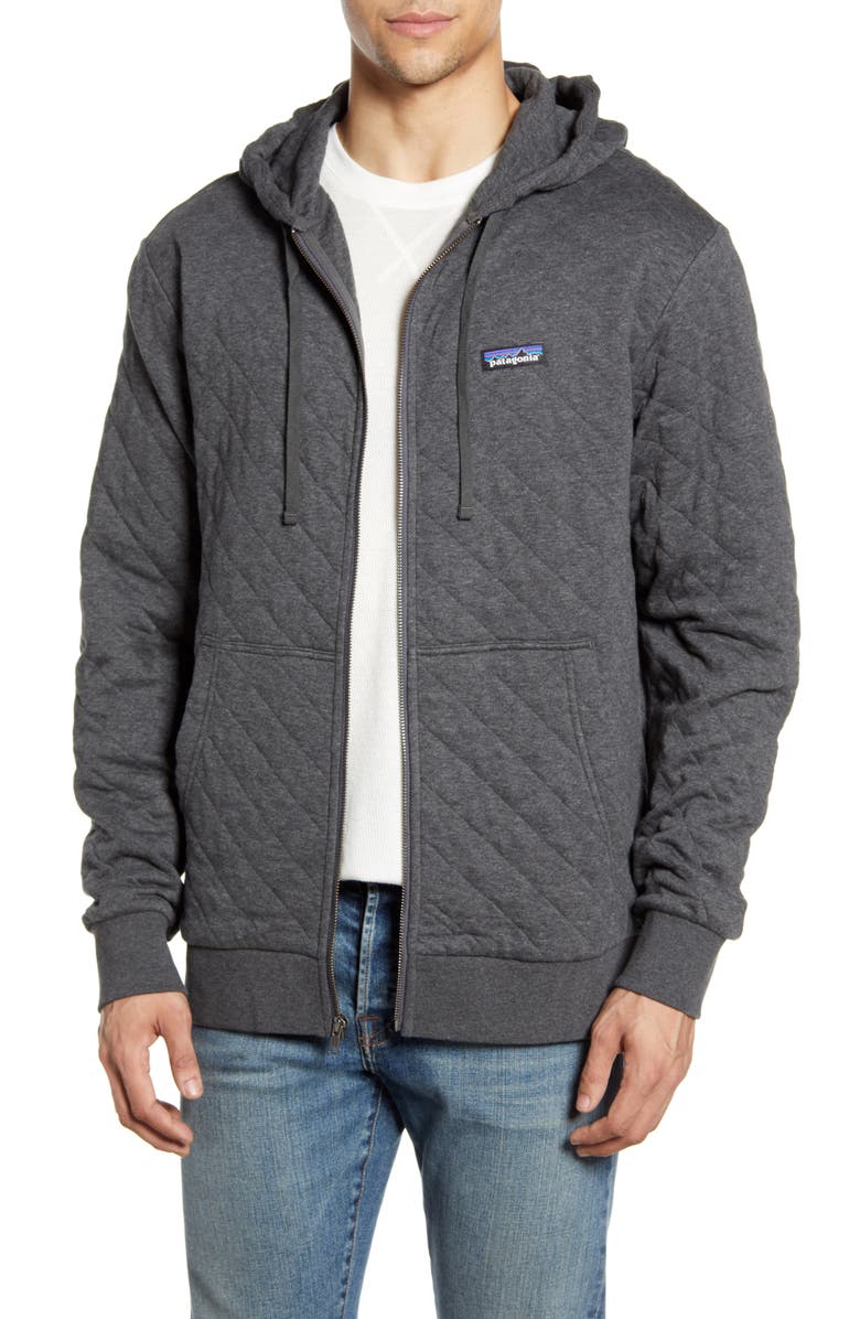 Patagonia Quilted Zip Hoodie, Main, color, 