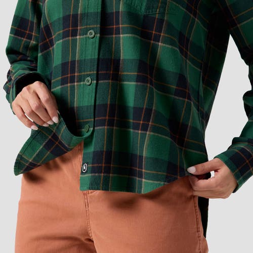 Backcountry Venture Classic Flannel Shirt In Green
