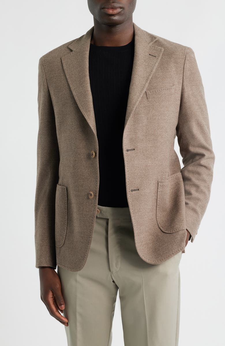 Heritage Gold Drago Regular Fit Super 180s Wool Sport Coat, Main, color, Taupe