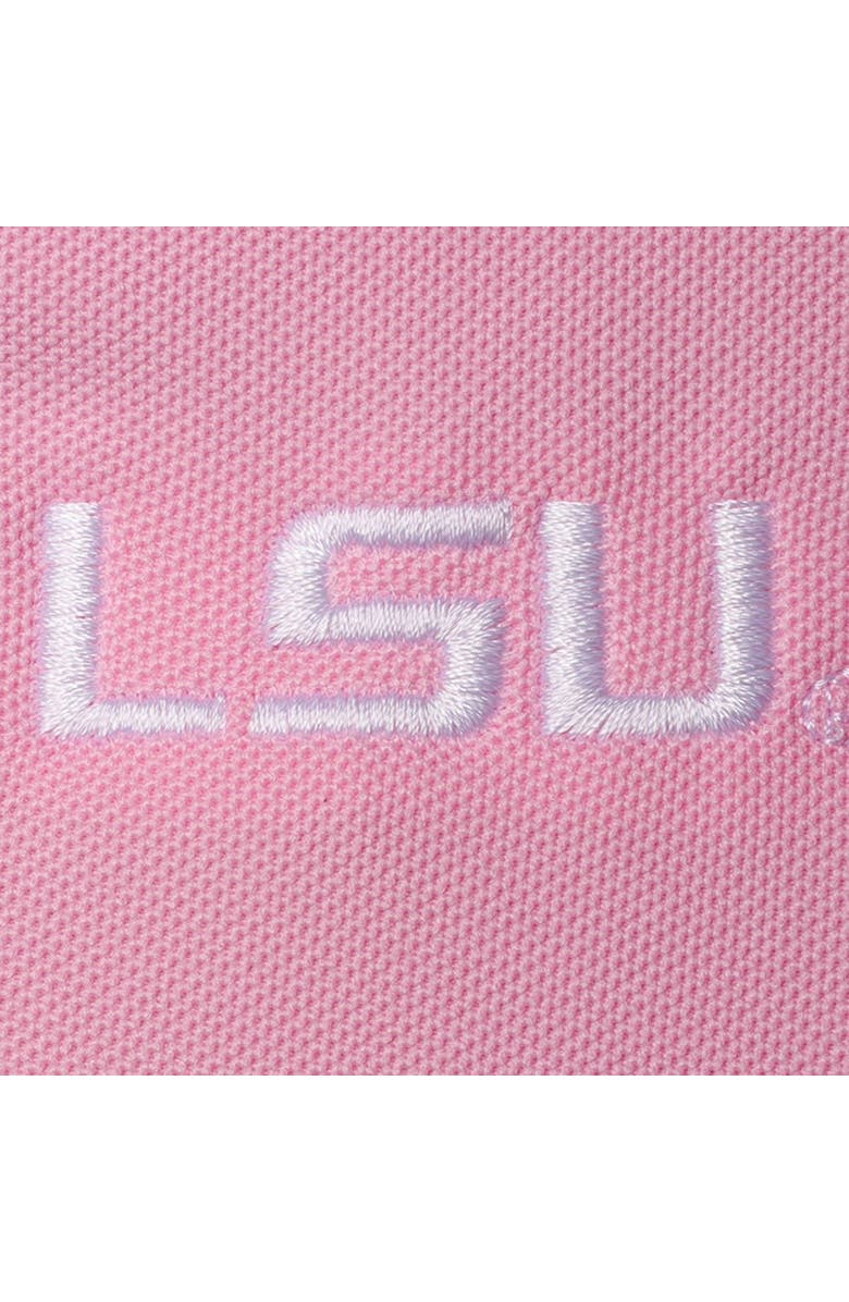 GARB Girls Toddler Garb Pink LSU Tigers Caroline Cap Sleeve Polo Dress, Alternate, color, 
