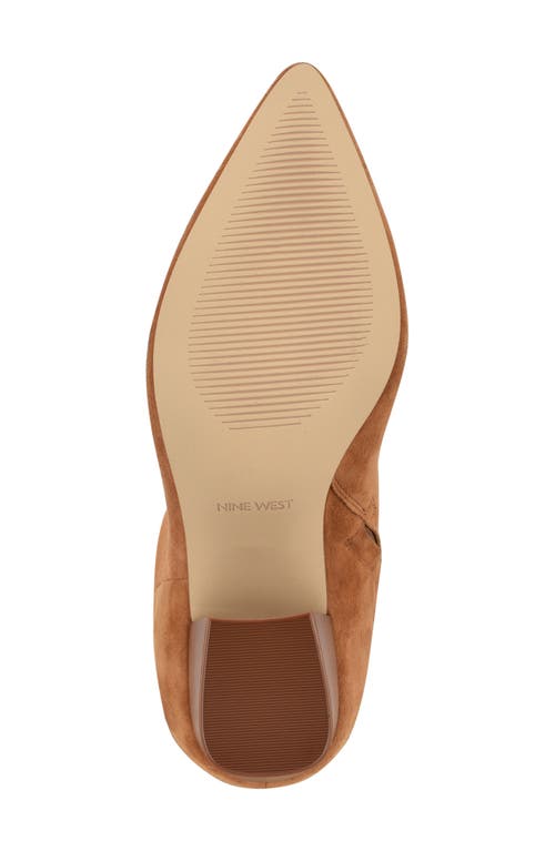 Nine West Peachey Pointed Toe Knee High Boot In Brown