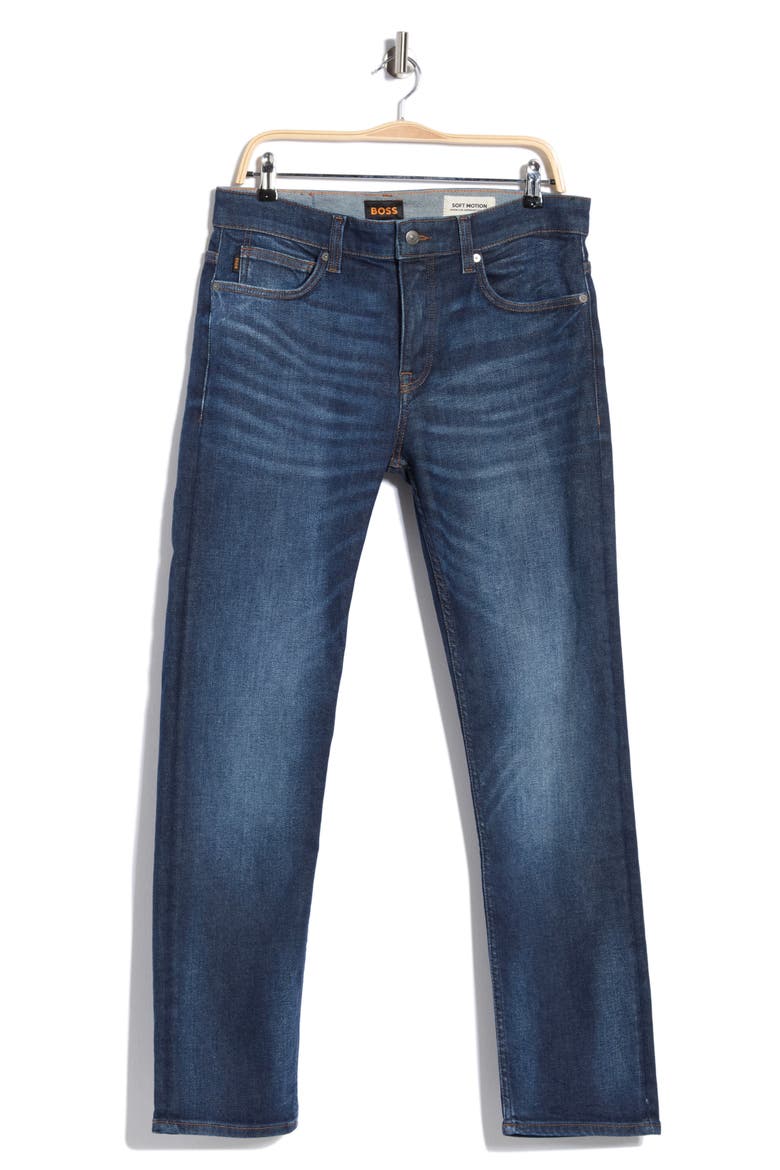 Delaware Slim Fit Jeans, Main, color, DARK BLUE