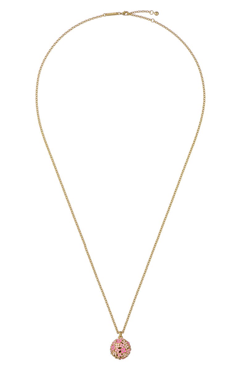 Ted Baker Bonbon Bouquet Ball Pendant Necklace, Alternate, color, Metallic Gold