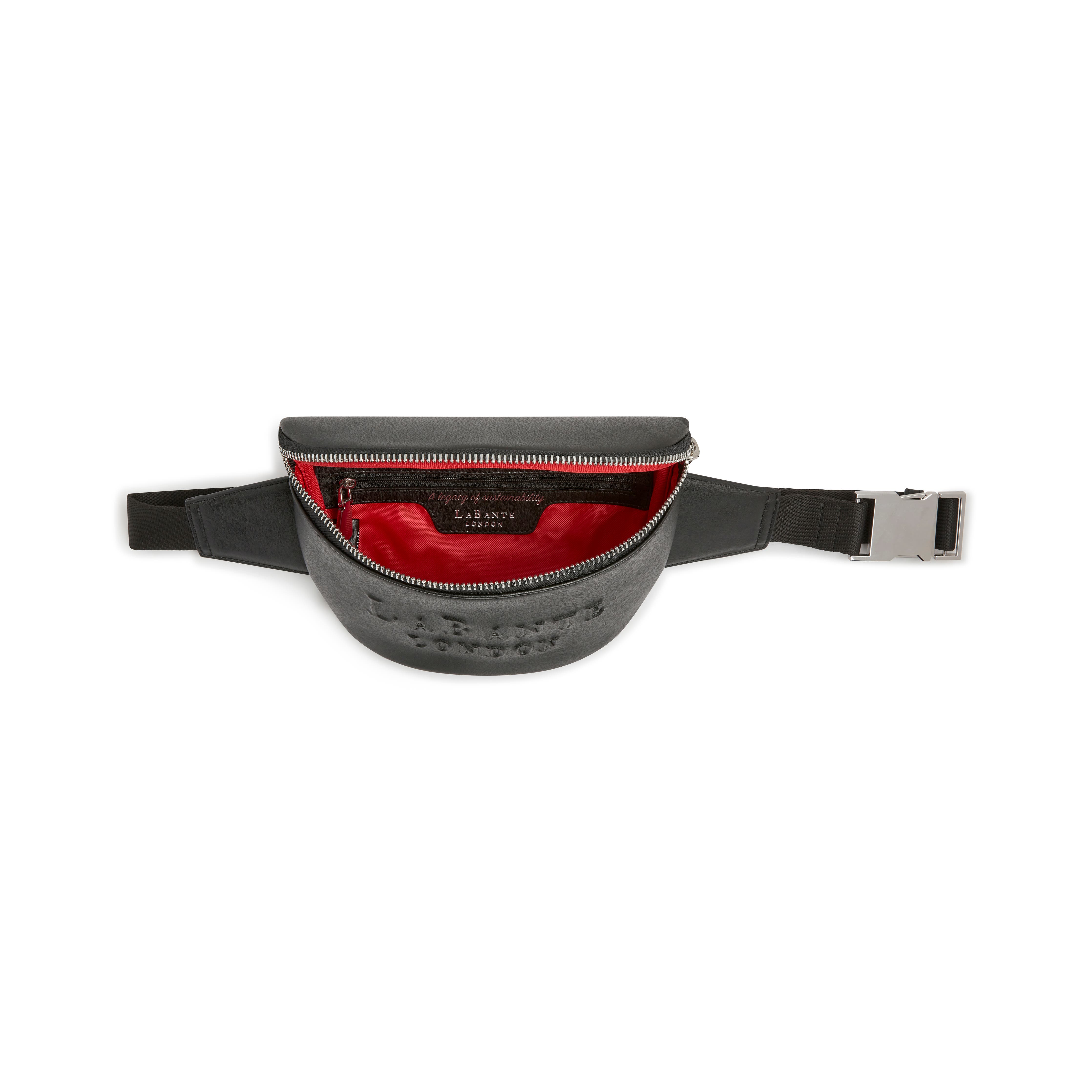 Machu-Pichu Vegan Fanny Pack, Alternate, color, Black