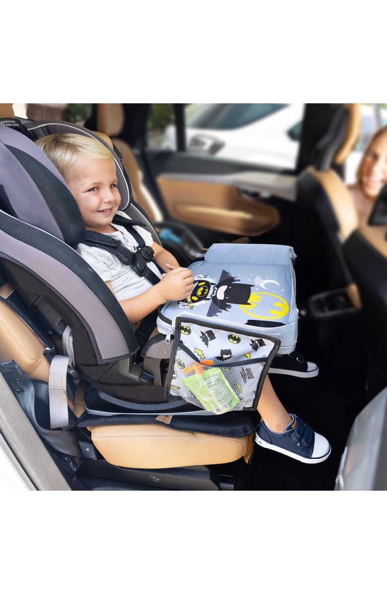 J.L. Childress DC Comics Batman 3-in-1 Travel Tray & iPad Tablet Holder, Car Seat Lap for Toddlers Kids, Alternate, color, Multicolored