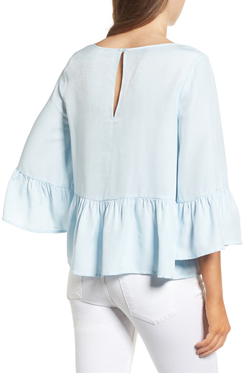 Chelsea28 Ruffle Sleeve Blouse, Alternate, color, 
