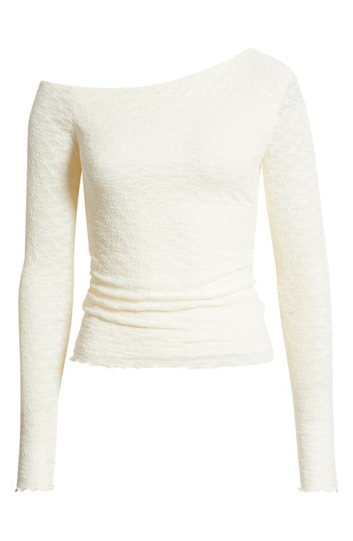 Bp. One-shoulder Lace Top In White
