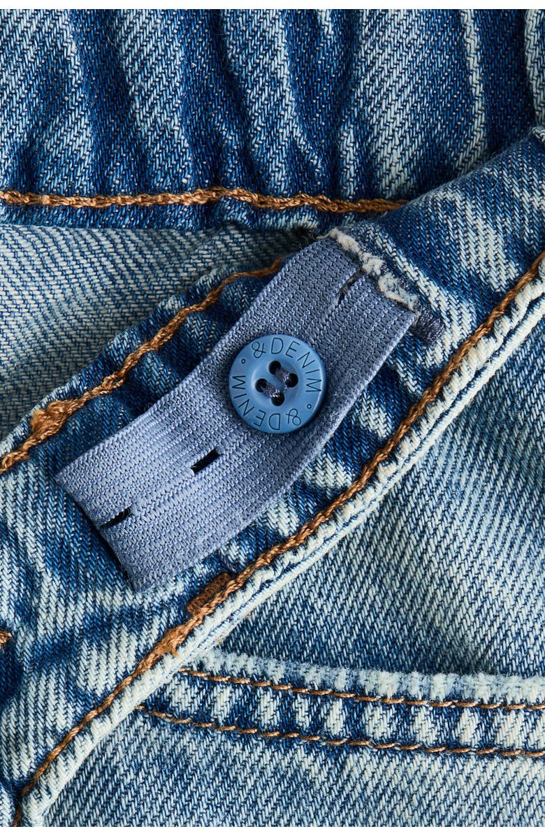 H&M Loose Fit Barrel Jeans, Alternate, color, Light Denim Blue