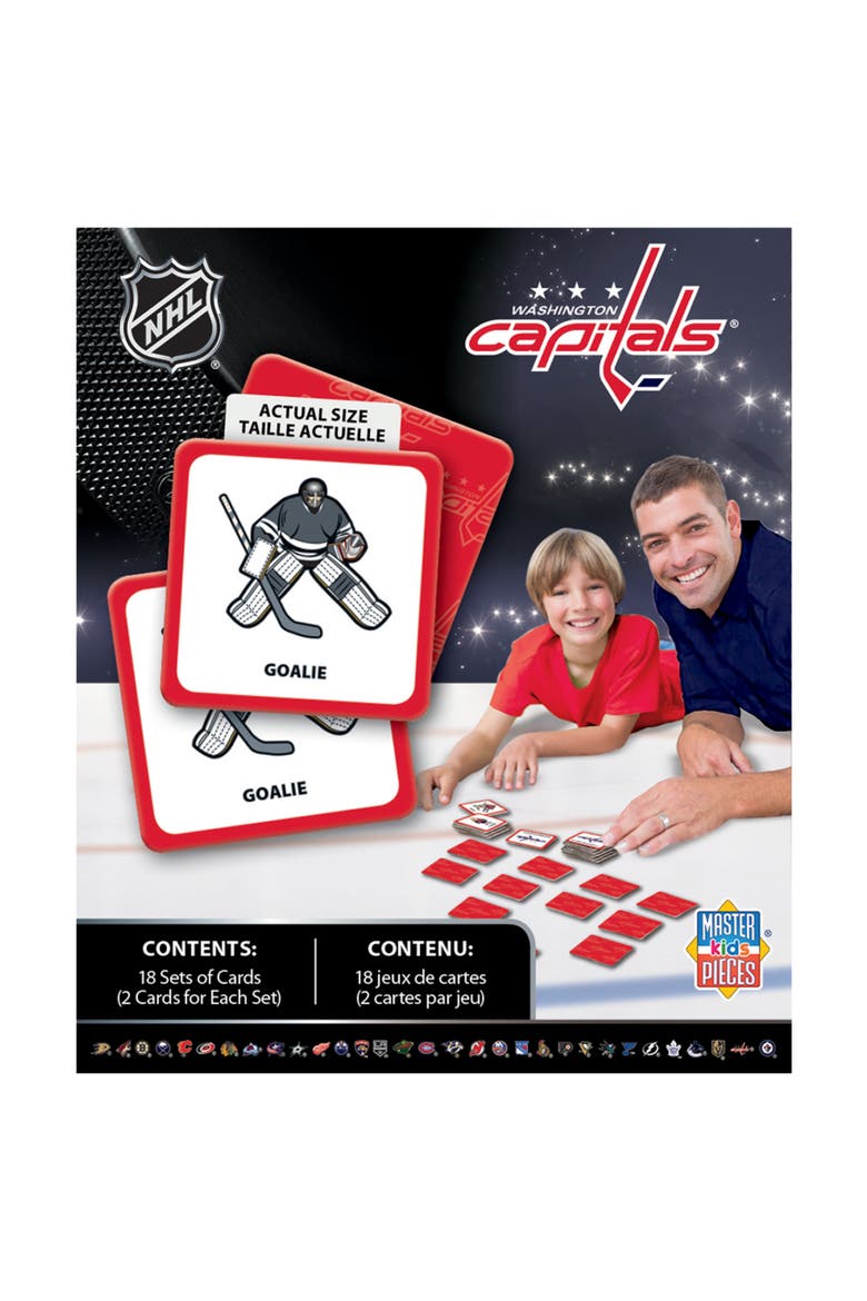 Washington Capitals Matching Game, Alternate, color, Multicolor