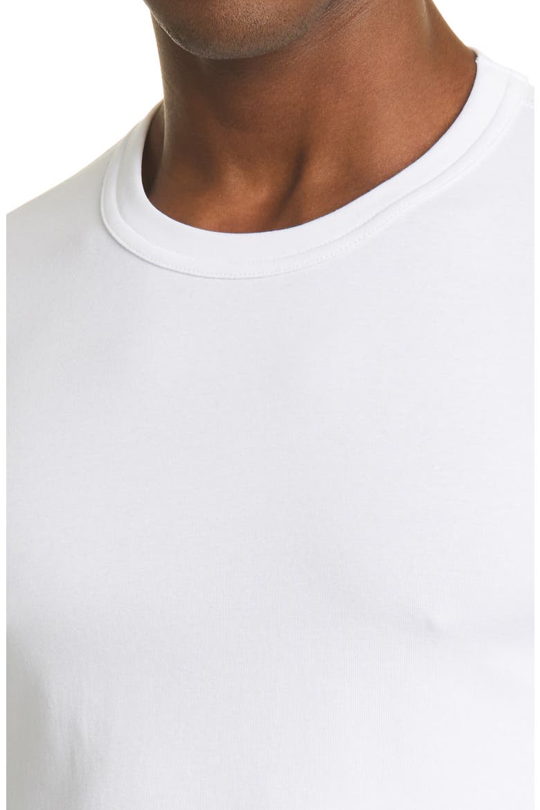 Cotton Jersey Crewneck T-Shirt, Alternate, color, WHITE