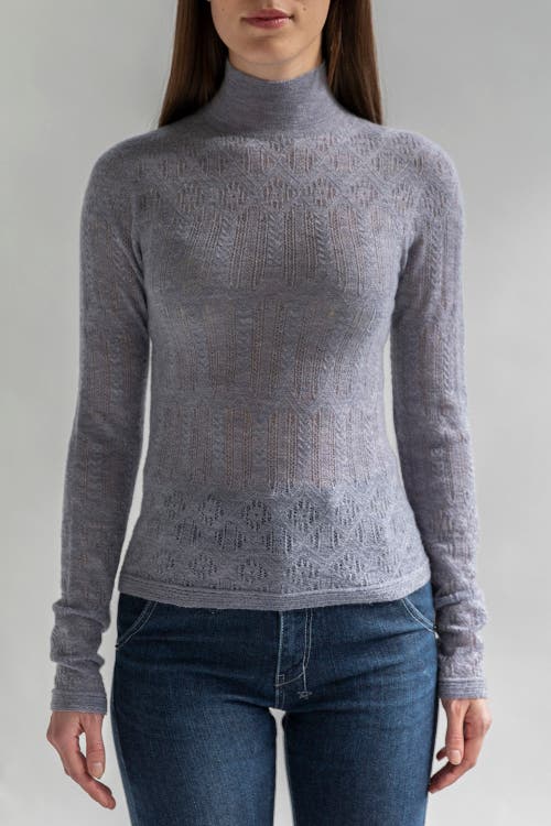 Sskein Elise Pullover In Glint Grey