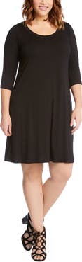 Karen Kane Scoop Neck Jersey Dress