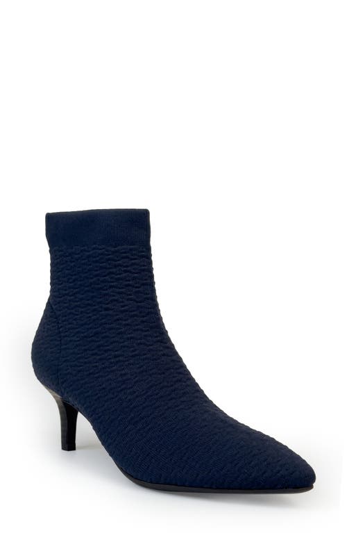 Aerosoles Edith Womens Faux Leather Ankle Booties In Blue