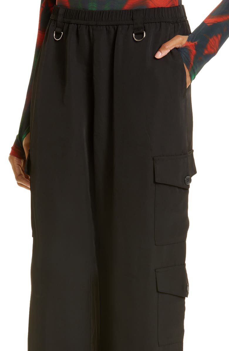BY.DYLN Marnie Low Rise Wide Leg Cargo Pants, Alternate, color, 