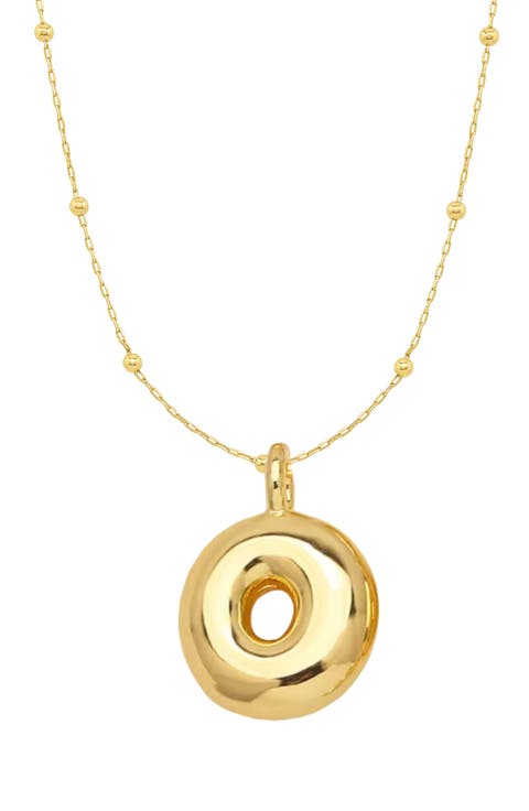 Bubble Initial Necklace
