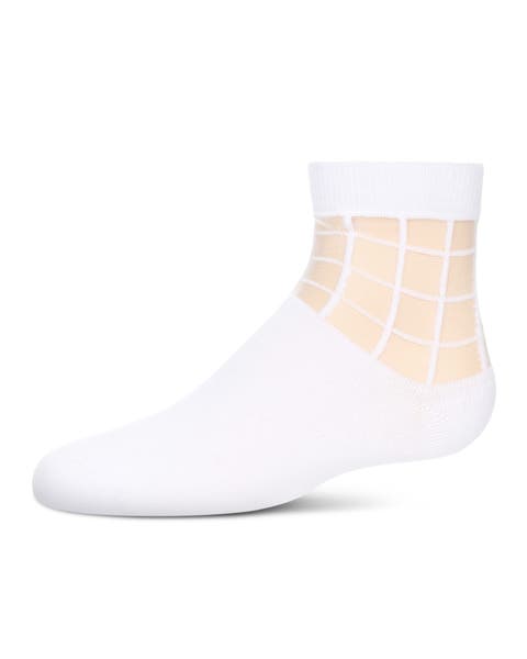 Window Pane Sheer Socks (Toddler, Little Kid & Big Kid)