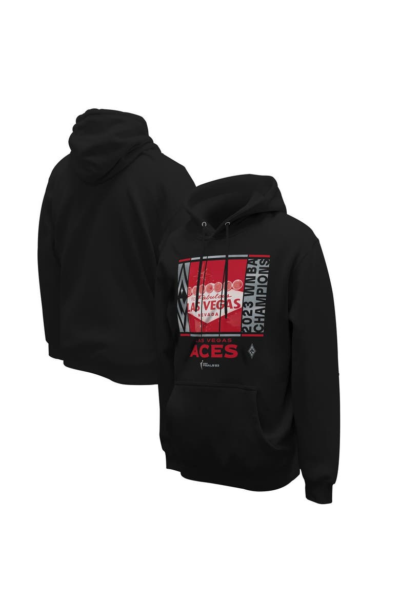Stadium Essentials Unisex Stadium Essentials Black Las Vegas Aces 2023 WNBA Finals Champions Skyline Pullover Hoodie, Alternate, color, 