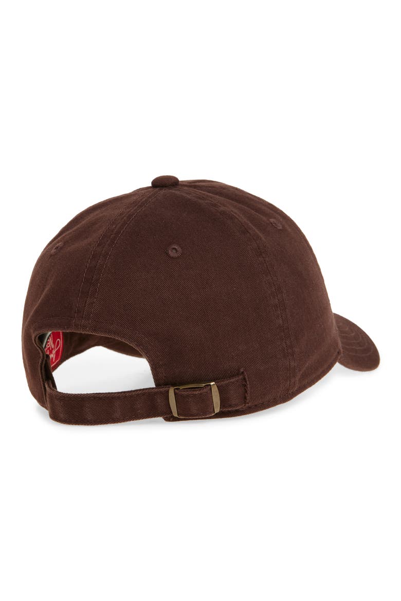Harlem Athletics Club Baseball Cap, Alternate, color, CHOCOLATE