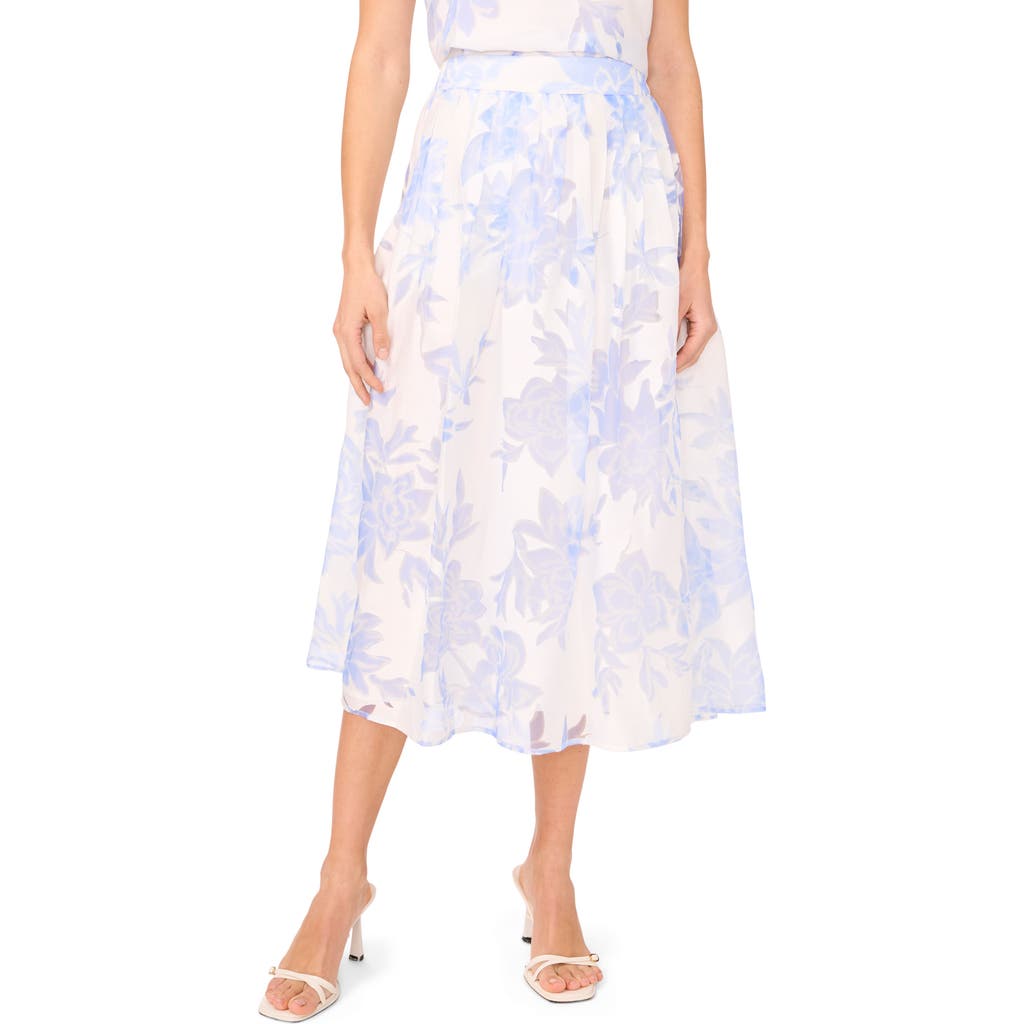 Halogenr Halogen(r) Floral A-line Midi Skirt