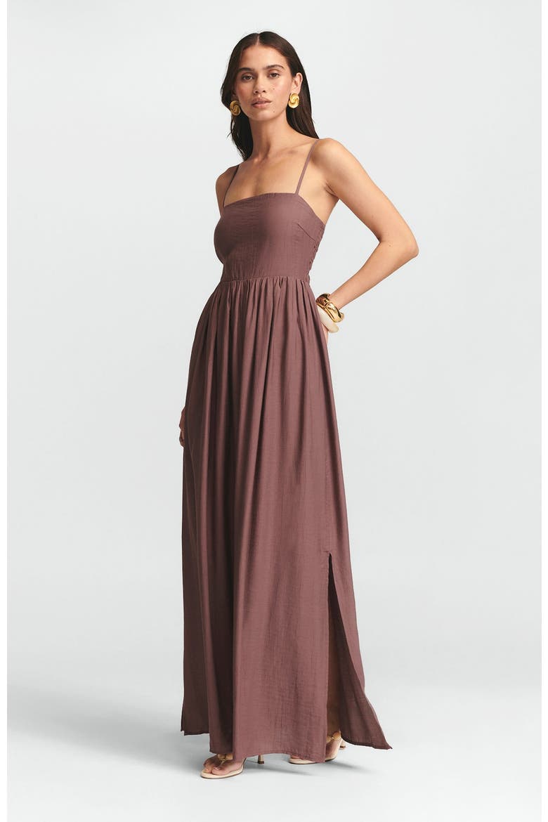 Lanah Maxi Dress, Alternate, color, Aubergine
