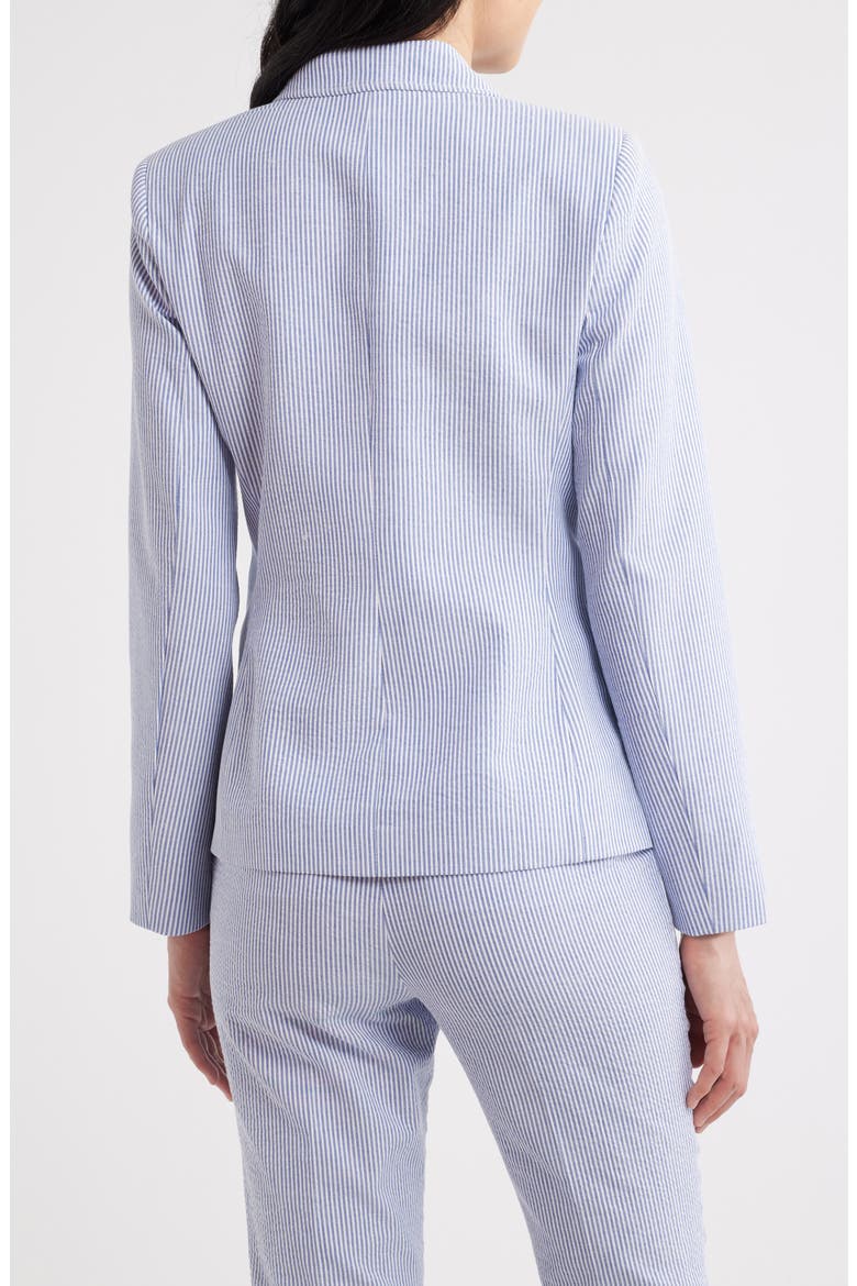 Seersucker Blazer, Alternate, color, NAVY IVORY
