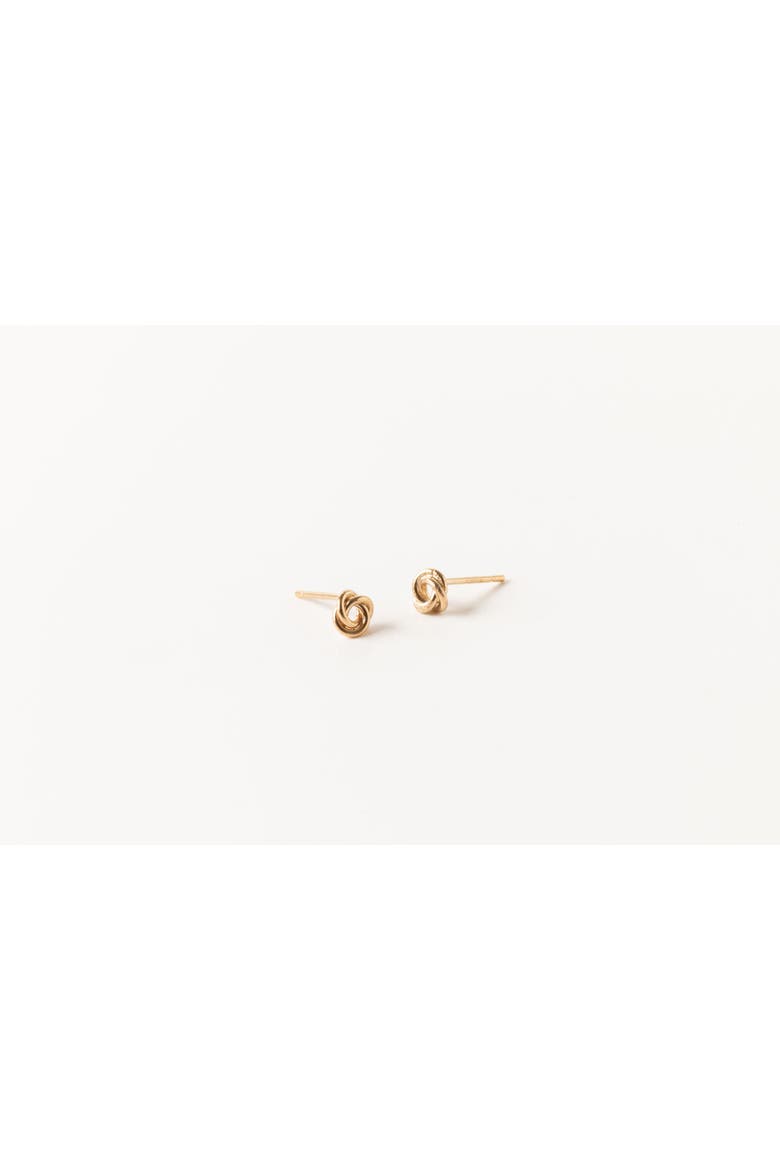 Petite Knot Studs, Main, color, 14k Gold Fill