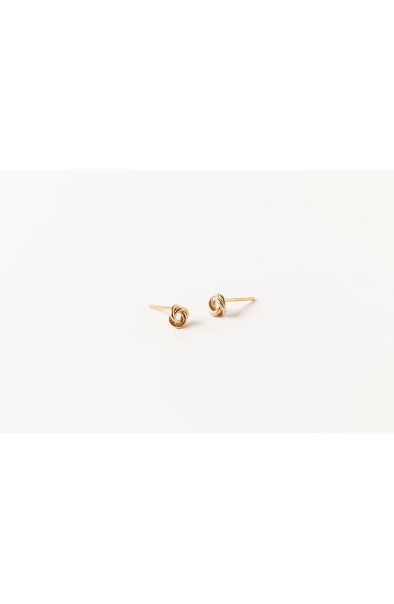 Sheena Marshall Jewelry Petite Knot Studs, Main, color, 14K Gold Fill