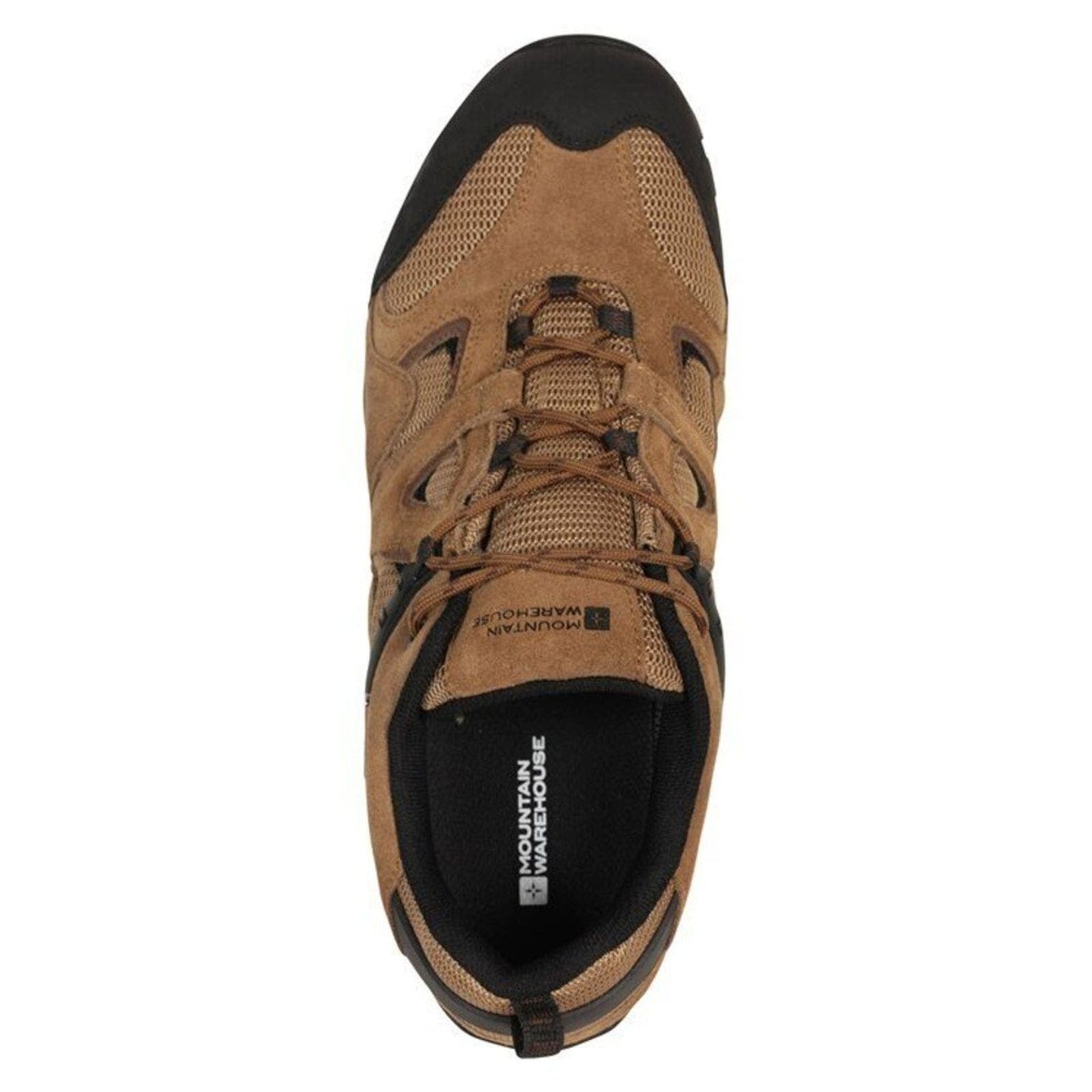 Curlews Waterproof Suede Walking Shoes, Alternate, color, Dark Beige