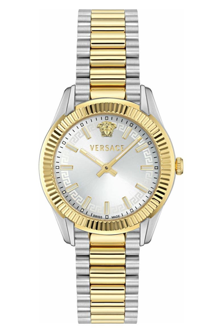 Apodis Two-Tone Bracelet Watch, 34mm, Main, color, SILVER/ TWO TONE