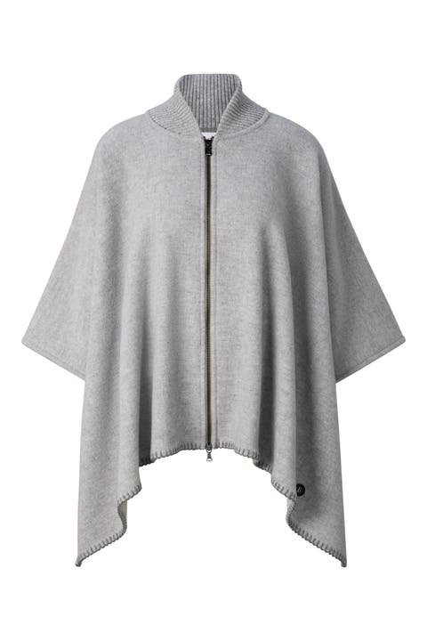 Nellie Wool Mix Poncho