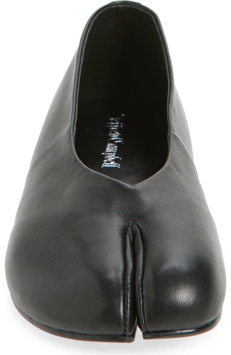 Jeffrey Campbell Equina Split Toe Ballet Flat, Alternate, color, Black