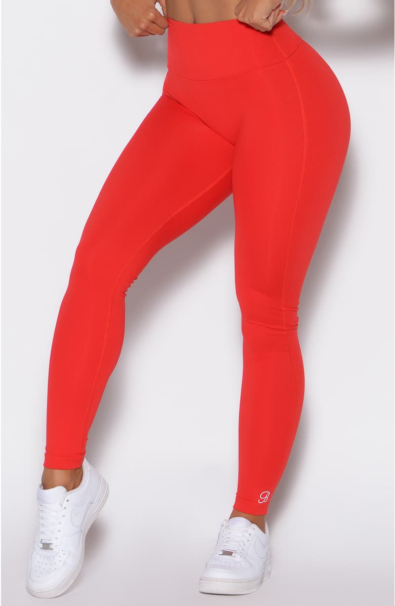 Bombshell Sportswear Smooth Leggings, Alternate, color, Cherry Bomb