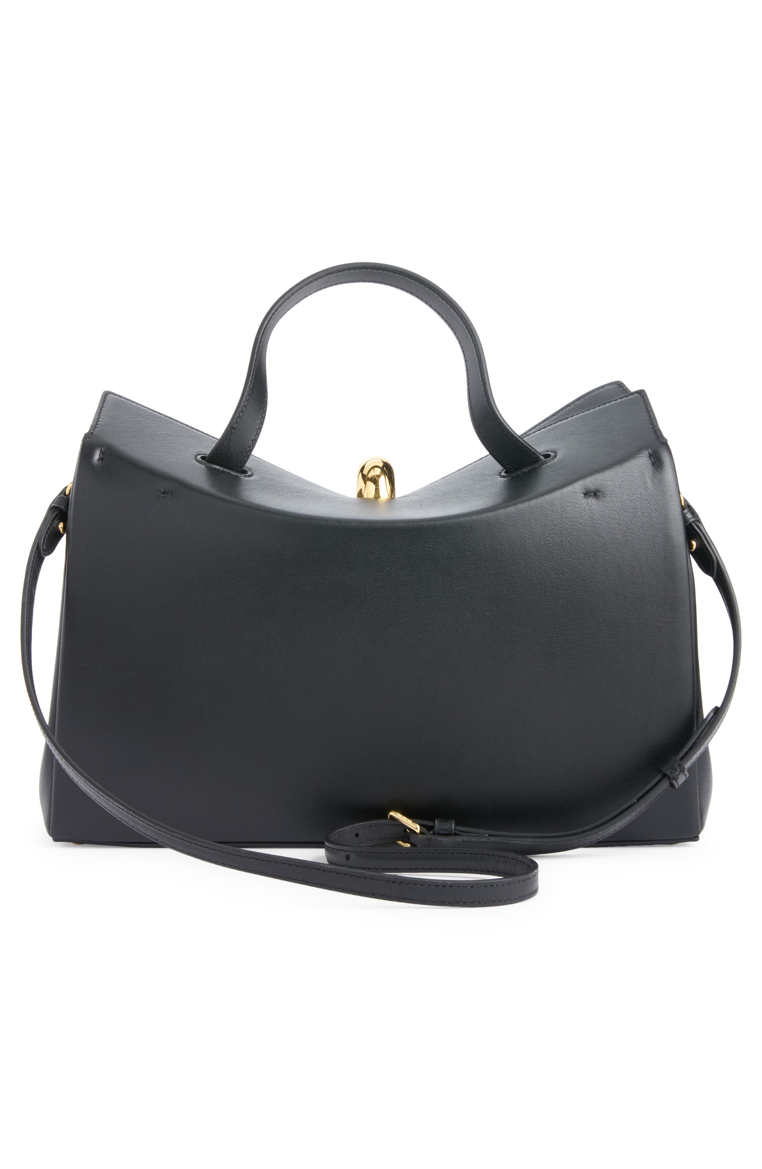 Le Valerie Top Handle Bag, Alternate, color, BLACK 990