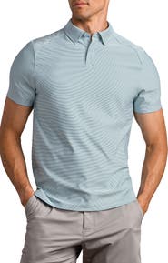 Rhone Commuter Stripe Performance Polo