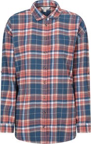 Mountain Warehouse Elm Flannel Relaxed Fit Long-Sleeved Shirt