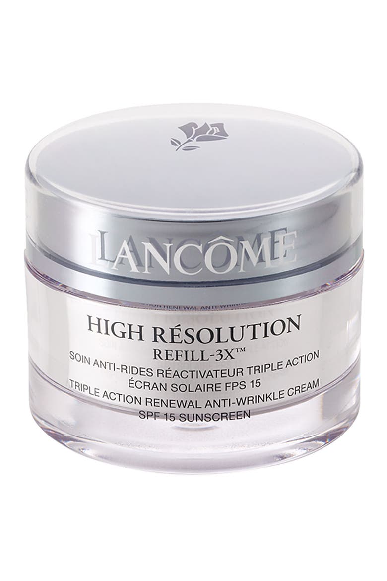 High Résolution Refill-3X Anti-Wrinkle Moisturizer Cream SPF 15 Sunscreen, Main, color, NO COLOR