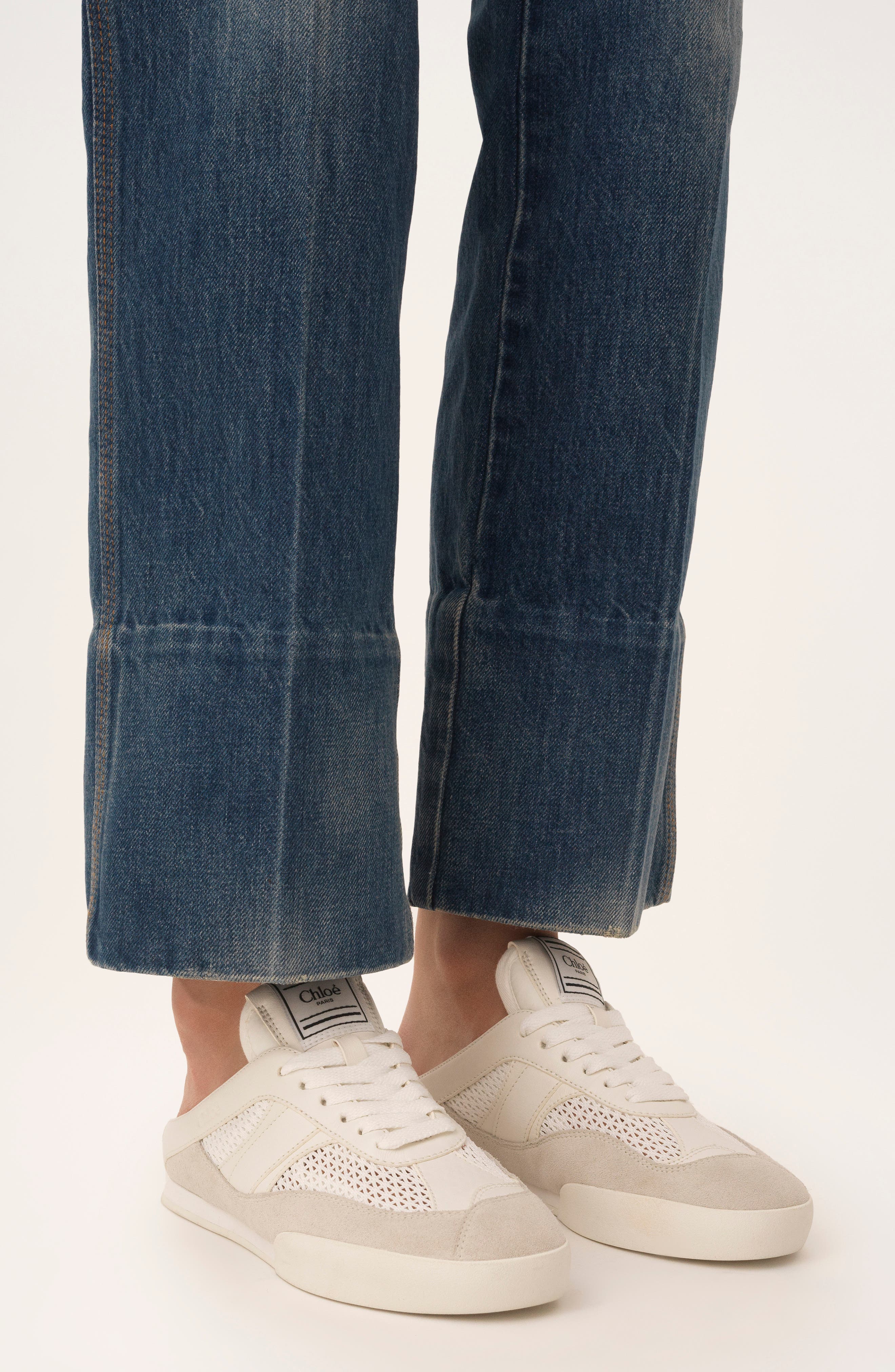 Chloé Kick Mule Sneaker, Alternate, color, Cloudy Cream